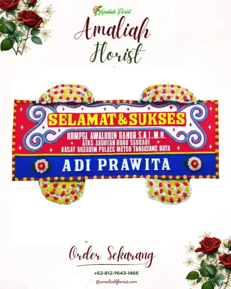 Papan Bunga Ucapan Selamat Hager
