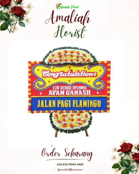 Sewa Papan Bunga Hager